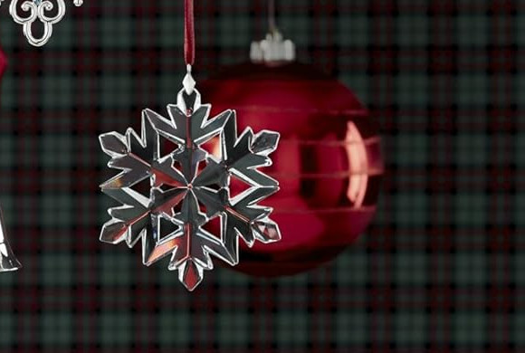 Lenox 2024 Optic Crystal Snowflake Ornament Annual Holiday Ornament NEW IN BOX