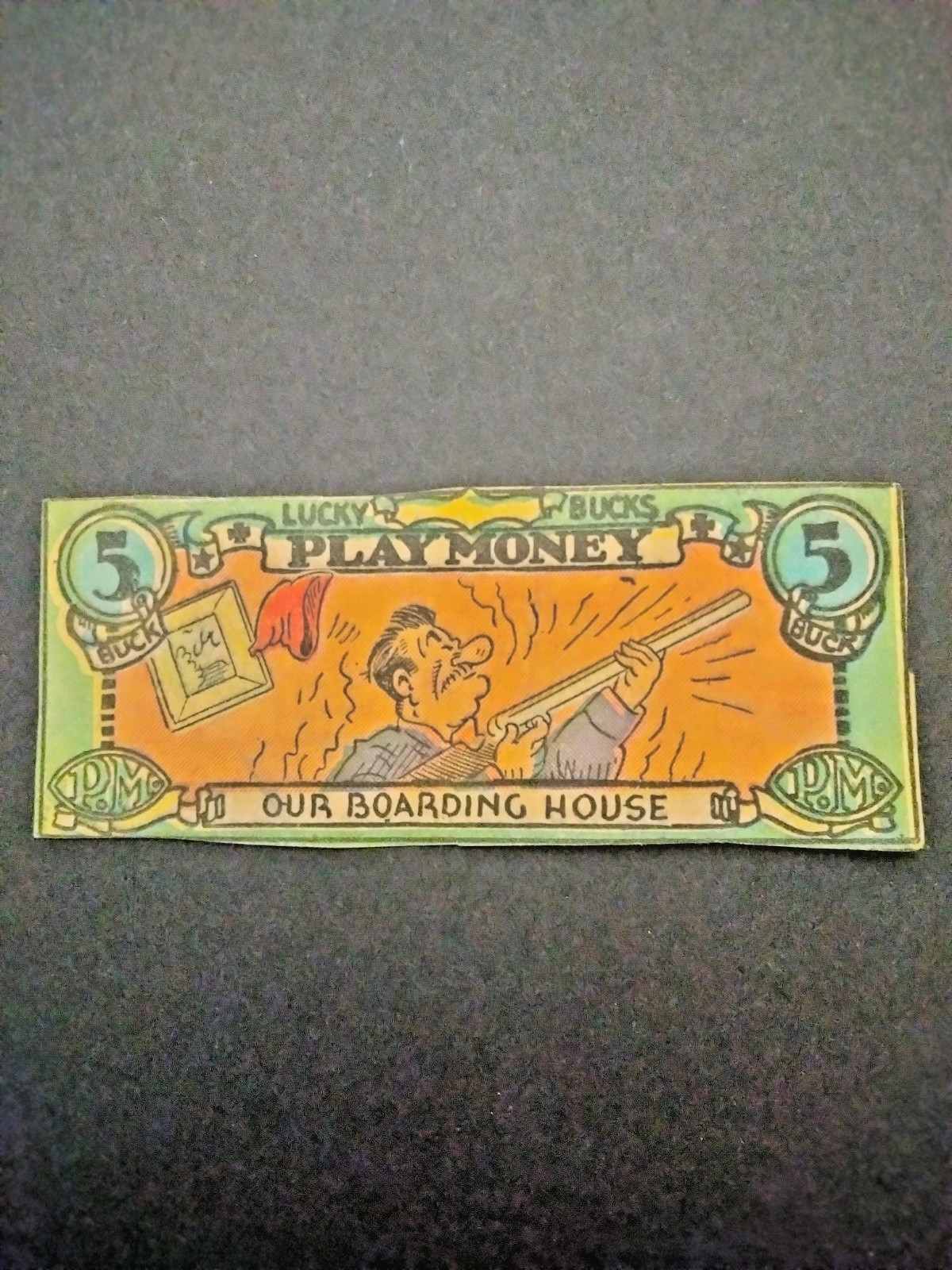 OUR BOARDING HOUSE - PLAY MONEY LUCKY BUCKS 1930\'S NEWSPAPER COMIC STRIP