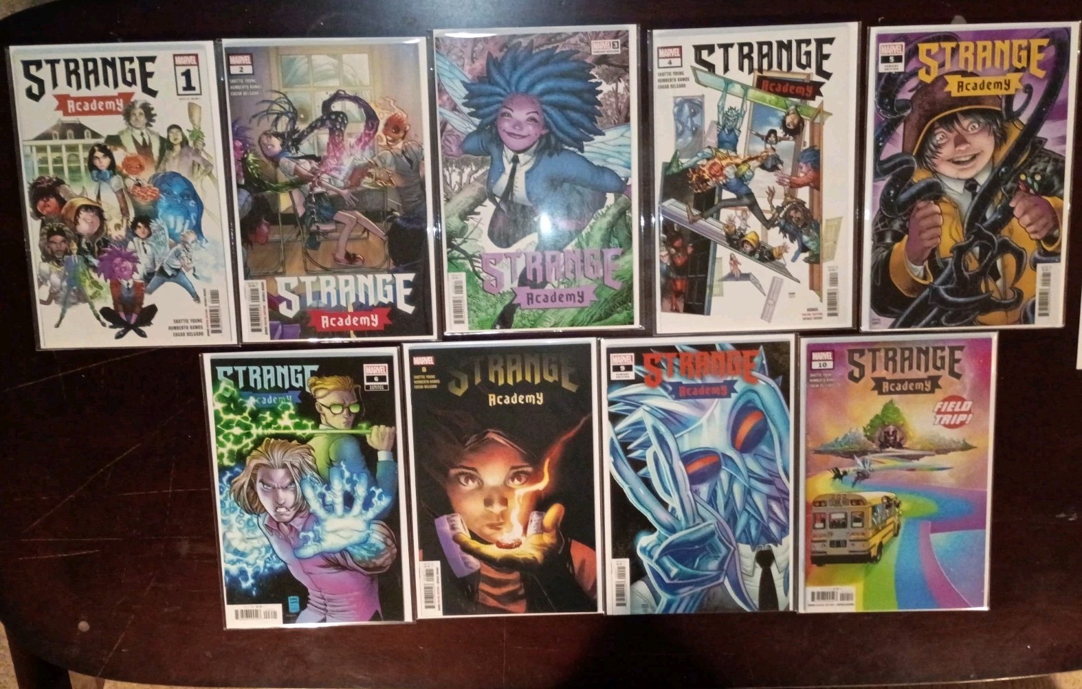 STRANGE ACADEMY #s 1 ,2,3,4,5,6,8,9,10 1st Printing lot. some cover variants STRANGE ACADEMY #s 1 ,2,3,4,5,6,8,9,10 1st Printing lot. some cover variants