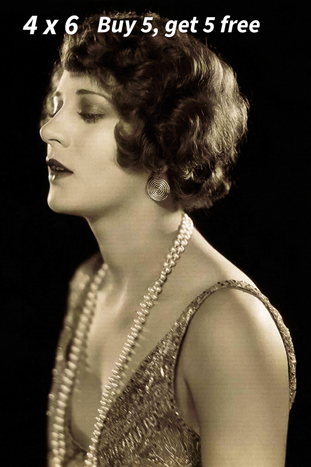 Ziegfeld Follies 💚 4x6 Photo - 1920s Flapper Era - Vintage Broadway - Revue Arc