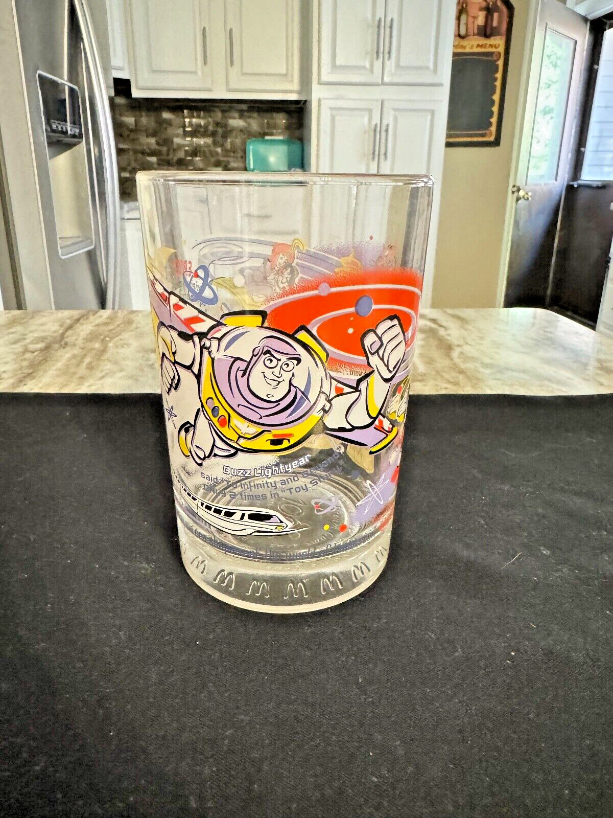 McDonalds Walt Disney 100 Years of Magic Drinking Glass Buzz Lightyear