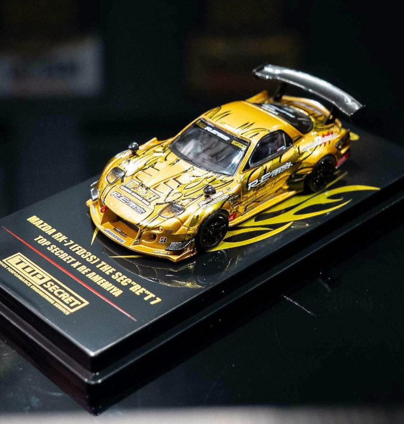 INNO 1/64 Mazda RX-7 FD3S THE SECRE T 7 Top Secret INNO 1/64 Mazda RX-7 FD3S THE SECRE T 7 Top Secret