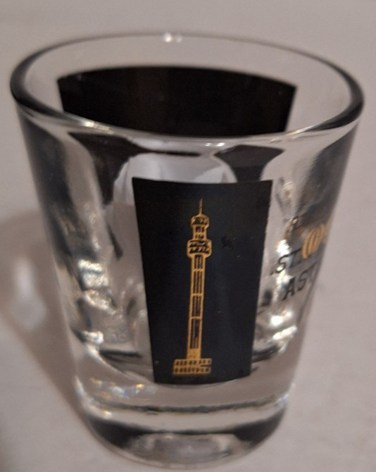 Vintage AstroWorld Houston Shot Glass Dungeon Drop- Astrolift- 2.75\