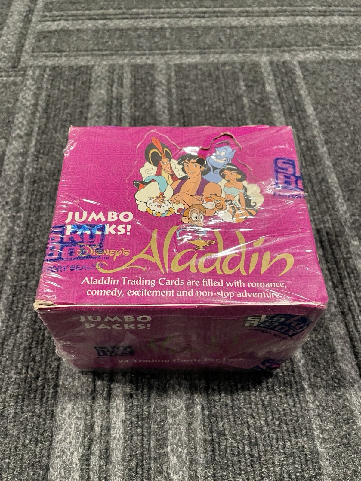 Skybox Aladdin Disney 1993 Jumbo Pack Card Box Rare Sealed READ