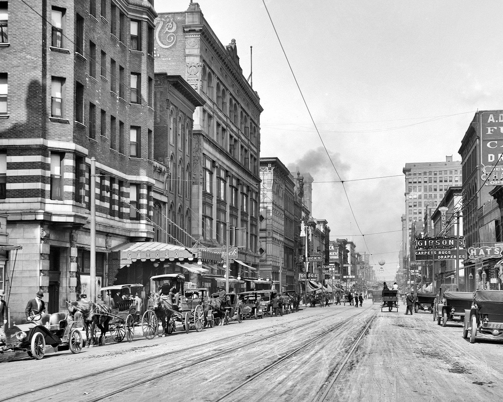 1910 MEMPHIS Tennessee Street Scene PHOTO  (198-i)