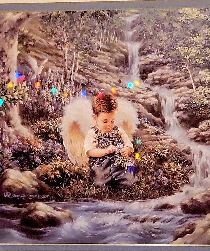 Angel Child  Signed By Dona Gelsinger, a artist of Christianity, and Spriruality