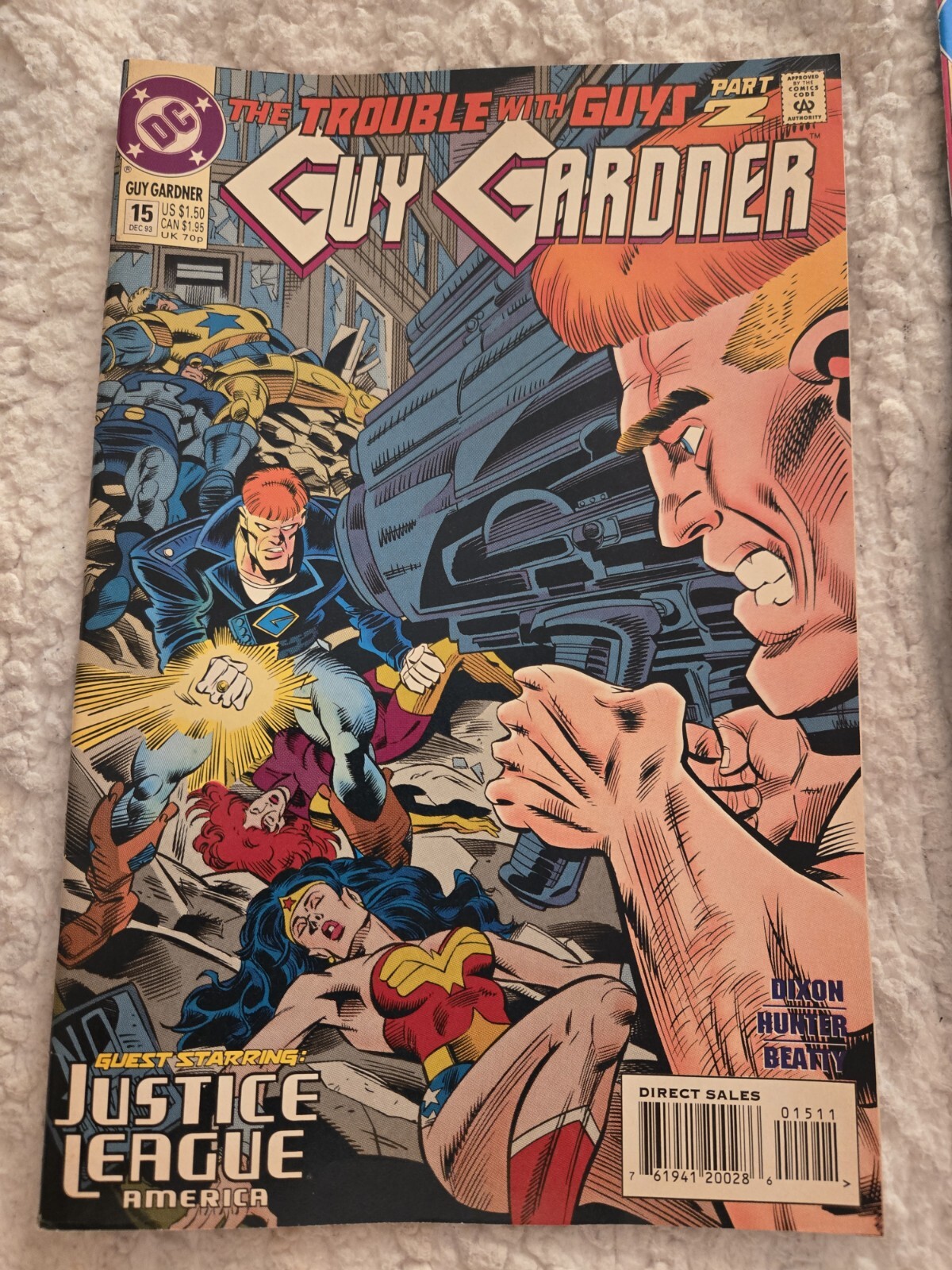 DC Comic Guy Gardener Warrior - The Trouble with Guys Part 2  #15