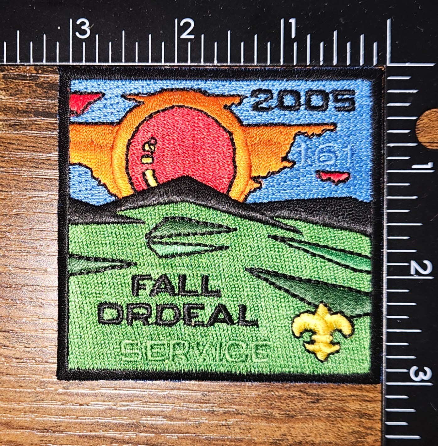 Tutelo Lodge 161 Order of the Arrow Service Fall Ordeal 2005 BSA Patch OA WWW