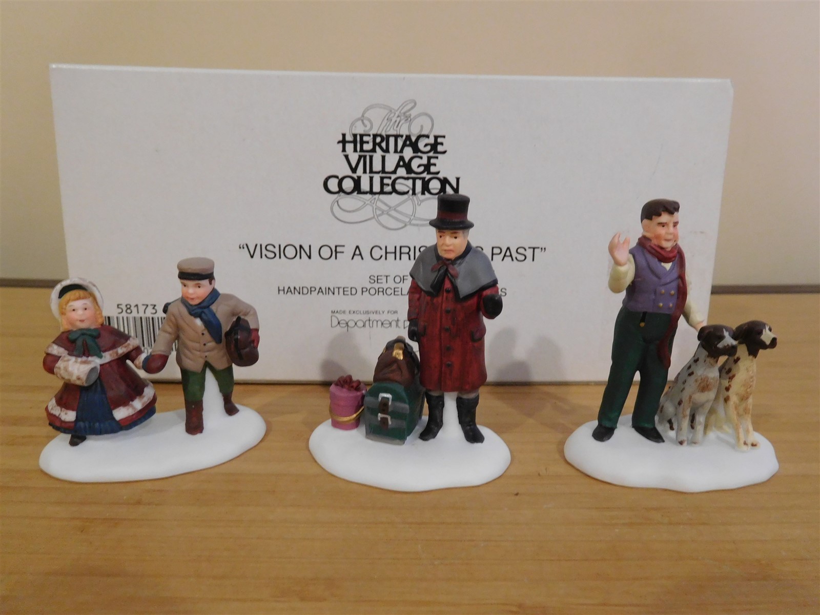 Dept 56 Dickens Village - Vision of a Christmas Past - Set of 3 - #56.58173 