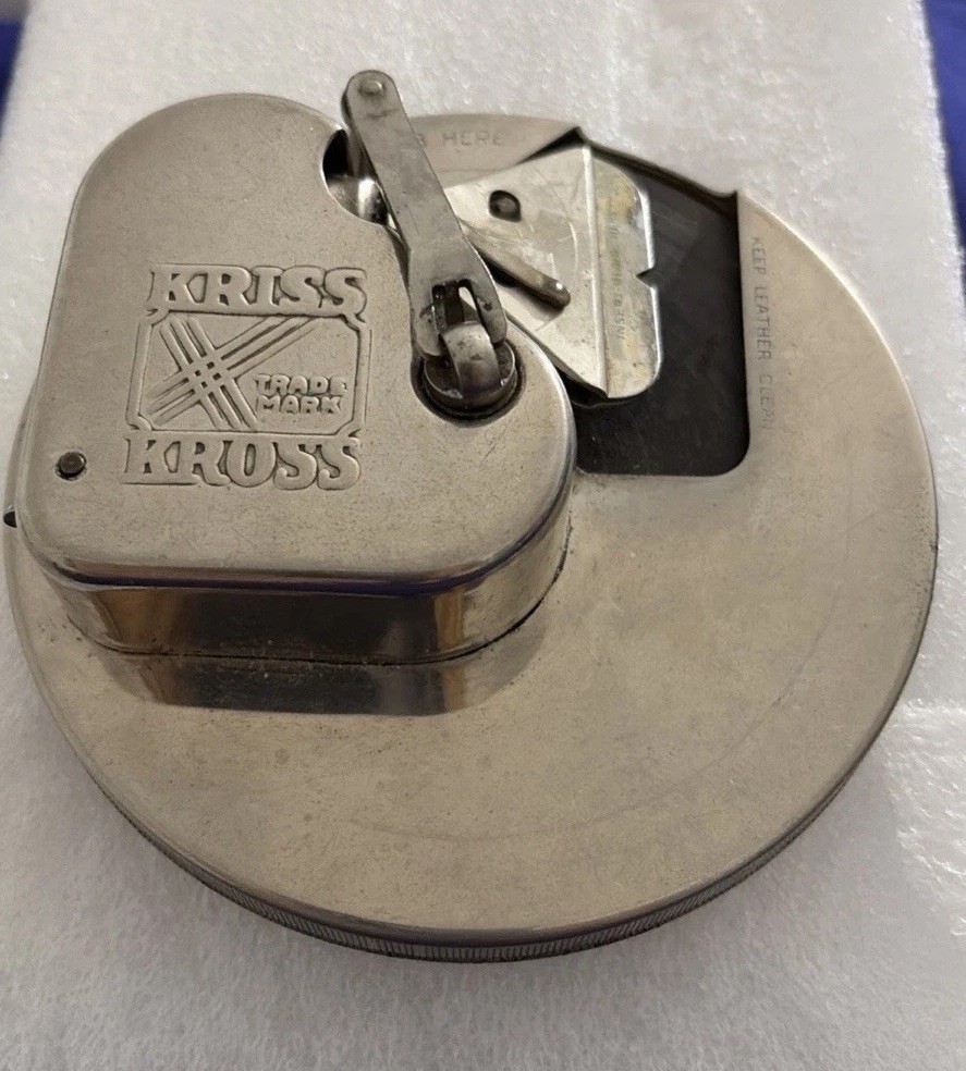 vintage 1920’s Kriss Kross razor blade sharpener
