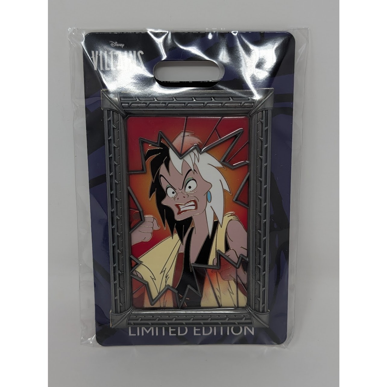 Disney D23 2026 WDI MOG Portraits of Evil Cruella de Vil LE 400 Pin Villain 101
