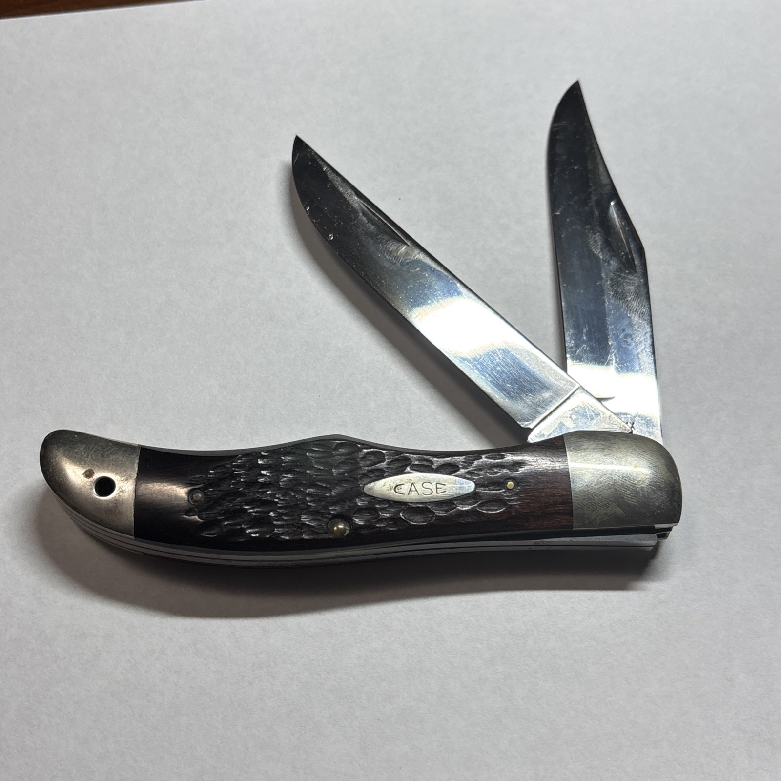 Vintage 1970-1979 Case XX 6265 SAB 2 Blade Folding Hunter Pocket Knife  