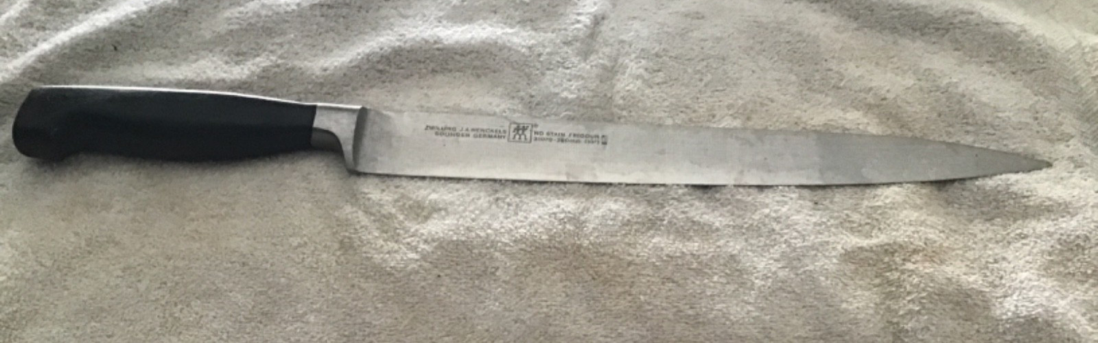 Zwilling J.A. Henckels Four Star 10” Carving Knife 31070-260mm Used Kitchen Chef