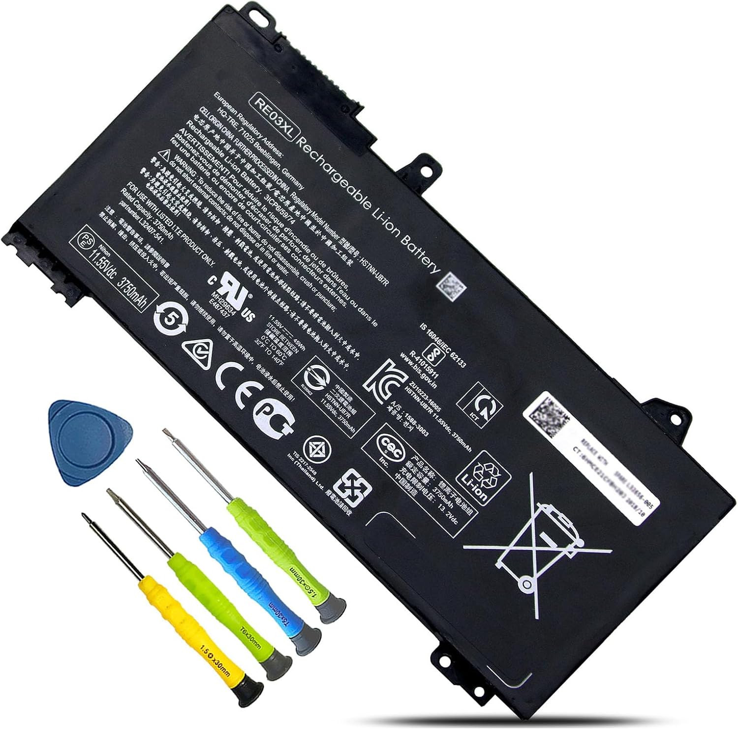 RE03XL L32656-005 Laptop Battery Replacement for HP Probook 450 G6 450 G7 440 43