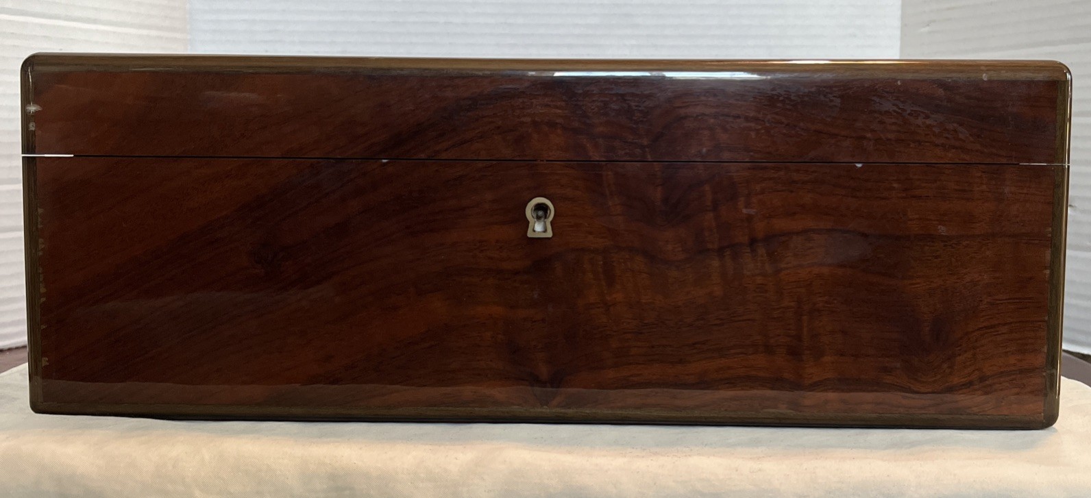 VINTAGE ALFRED DUNHILL HUMIDOR CIGAR CASE STUNNING.         “BR”
