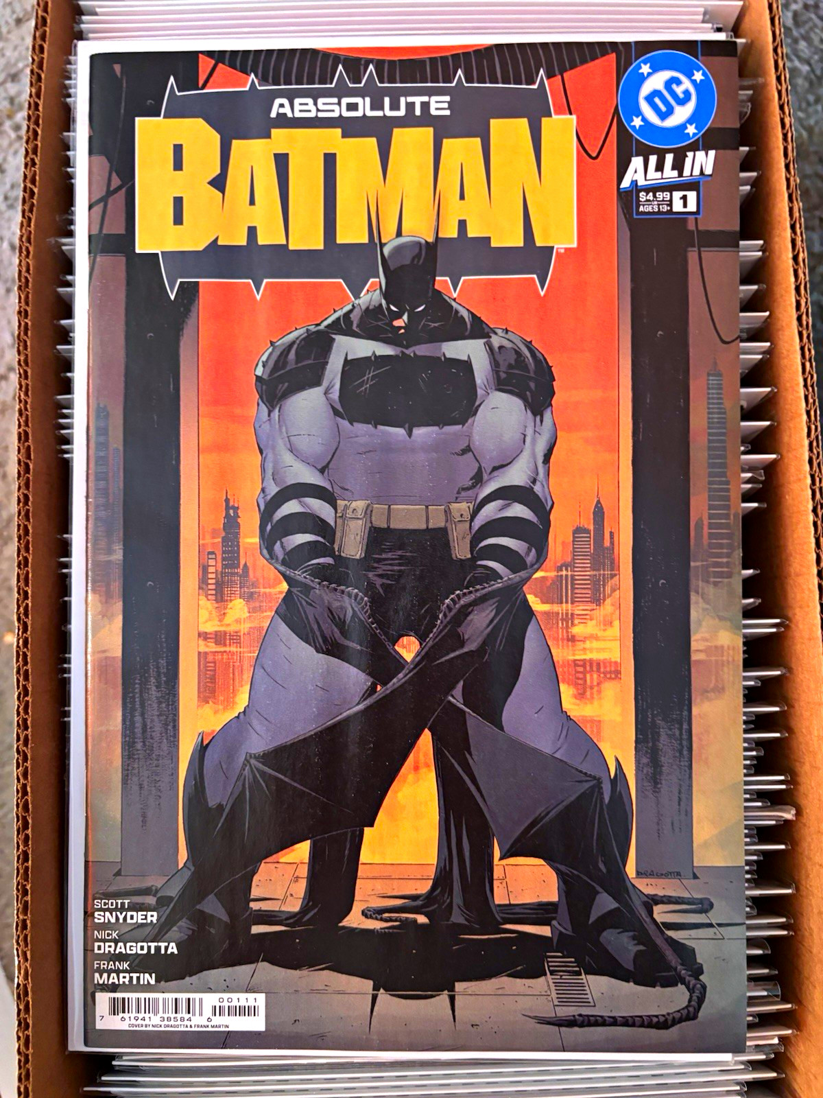 Absolute Batman #1 1st Print Cover Nick Dragotta 2024 DC Comics High Grade