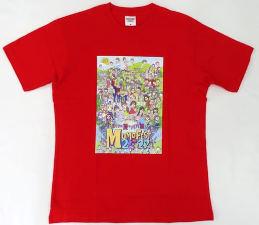 Momoiro Clover Z Momota Kanako MOMOFEST T-Shirt Red L Size Momoclo Japan