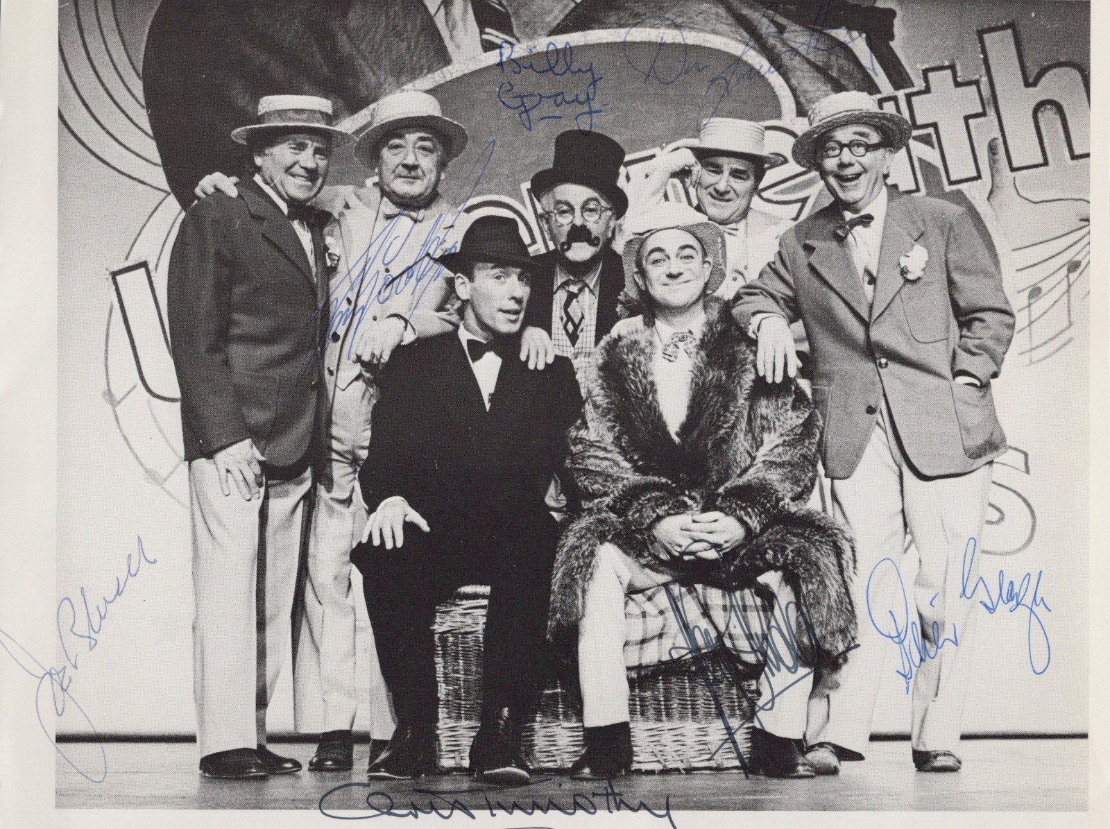 BILLY GRAY JOE BLACK PETER GLAZE TOMMY GODFREY + MORE signed 8x10 photo ACTORS