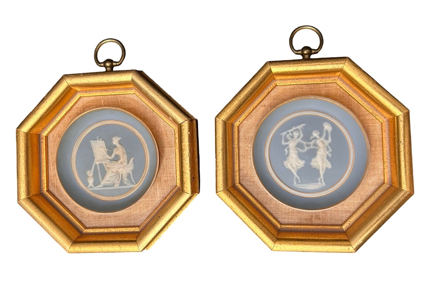 VTG Sungott Art Studios NY Genuine  Limoges Cameo Neoclassical Made In France