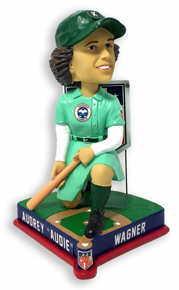 Audrey Wagner Kenosha Comets AAGPBL All-Stars Bobblehead AAGPBL