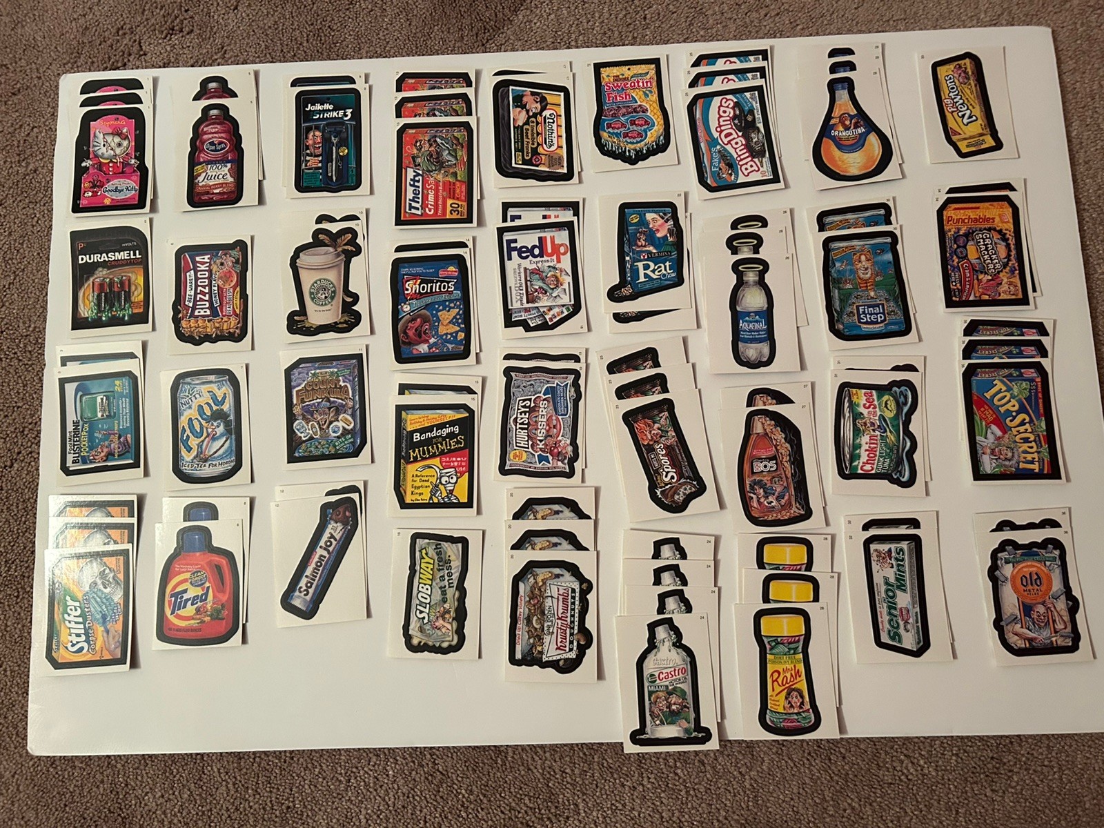 2005 Wacky Packages Series 2 Set of  55 Cards With 68 Extra Cards/Dimms #45 extr