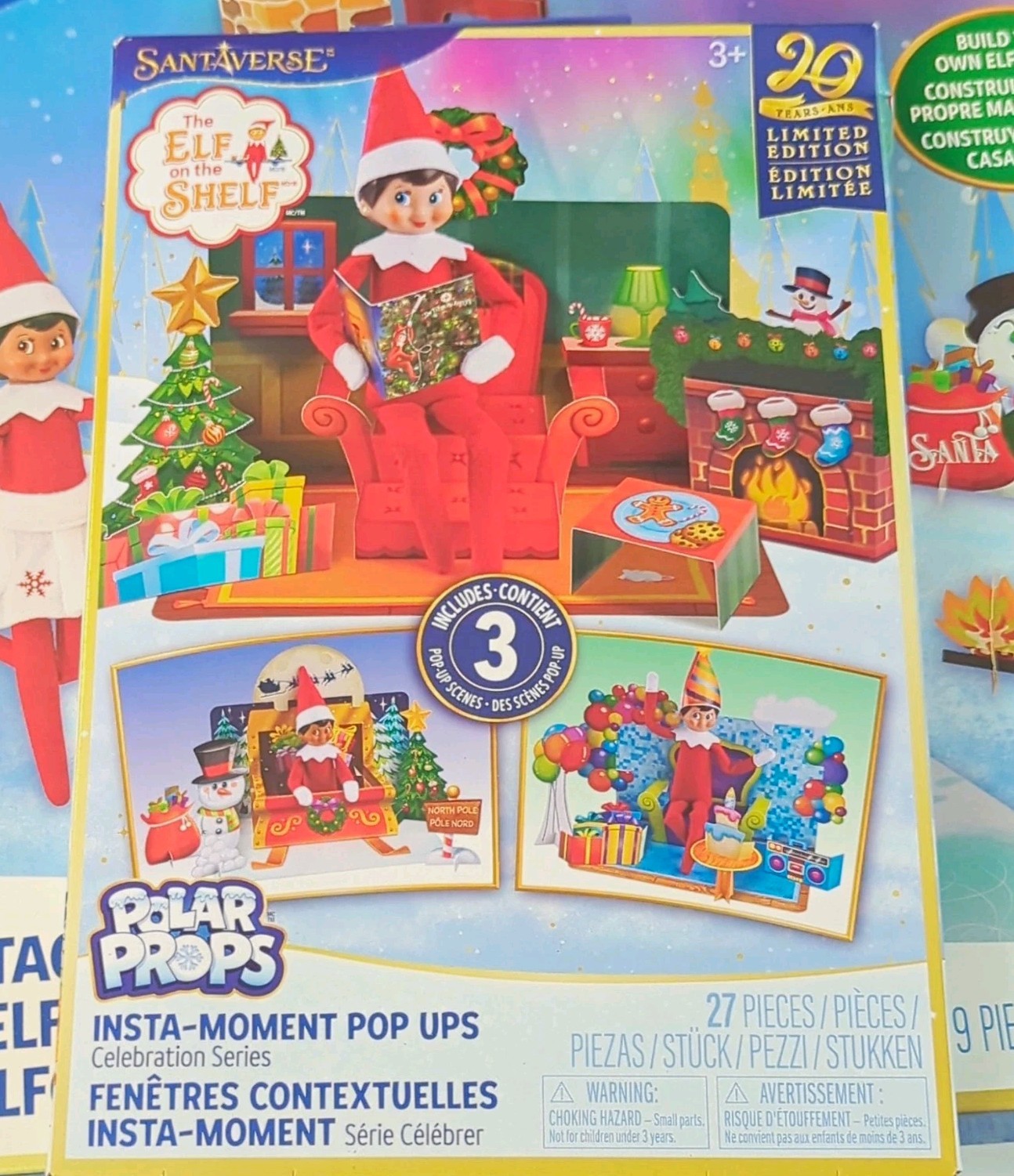 The Elf on the Shelf Polar Props Pop Ups Set 27pc Limited Edition 2025