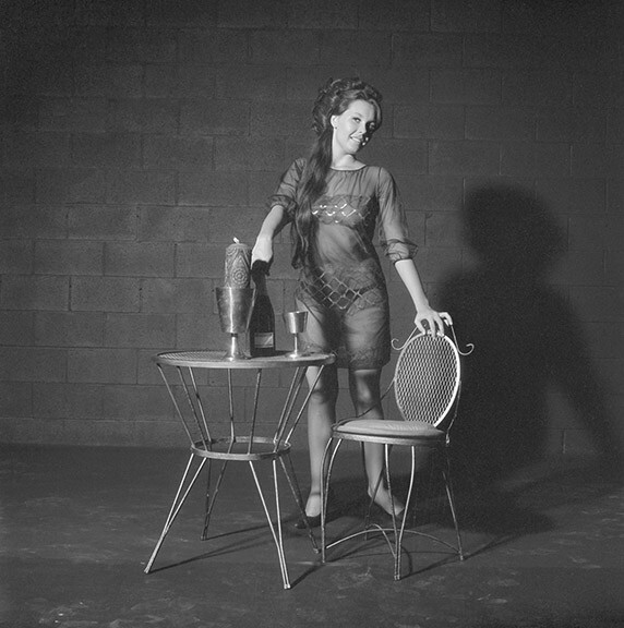 Vintage LINDA STYLES Original B&W 120 Film Negative