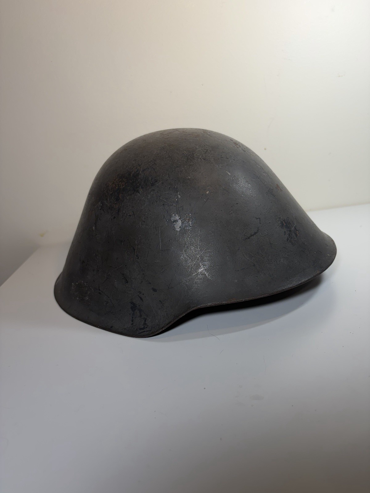 Original 1980s East German DDR NVA GDR Steel Helmet M56/66 NOS