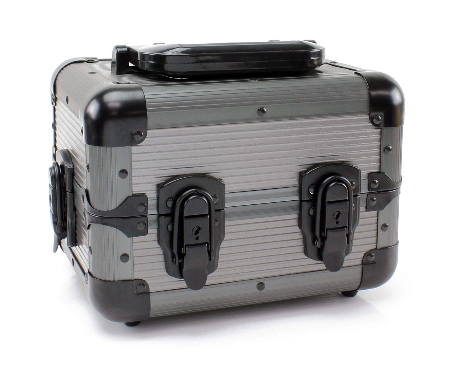 Versa Games 600pc Deluxe Poker Chip Case Carrier 8.25 x 10 x 7.5 inches, Gray