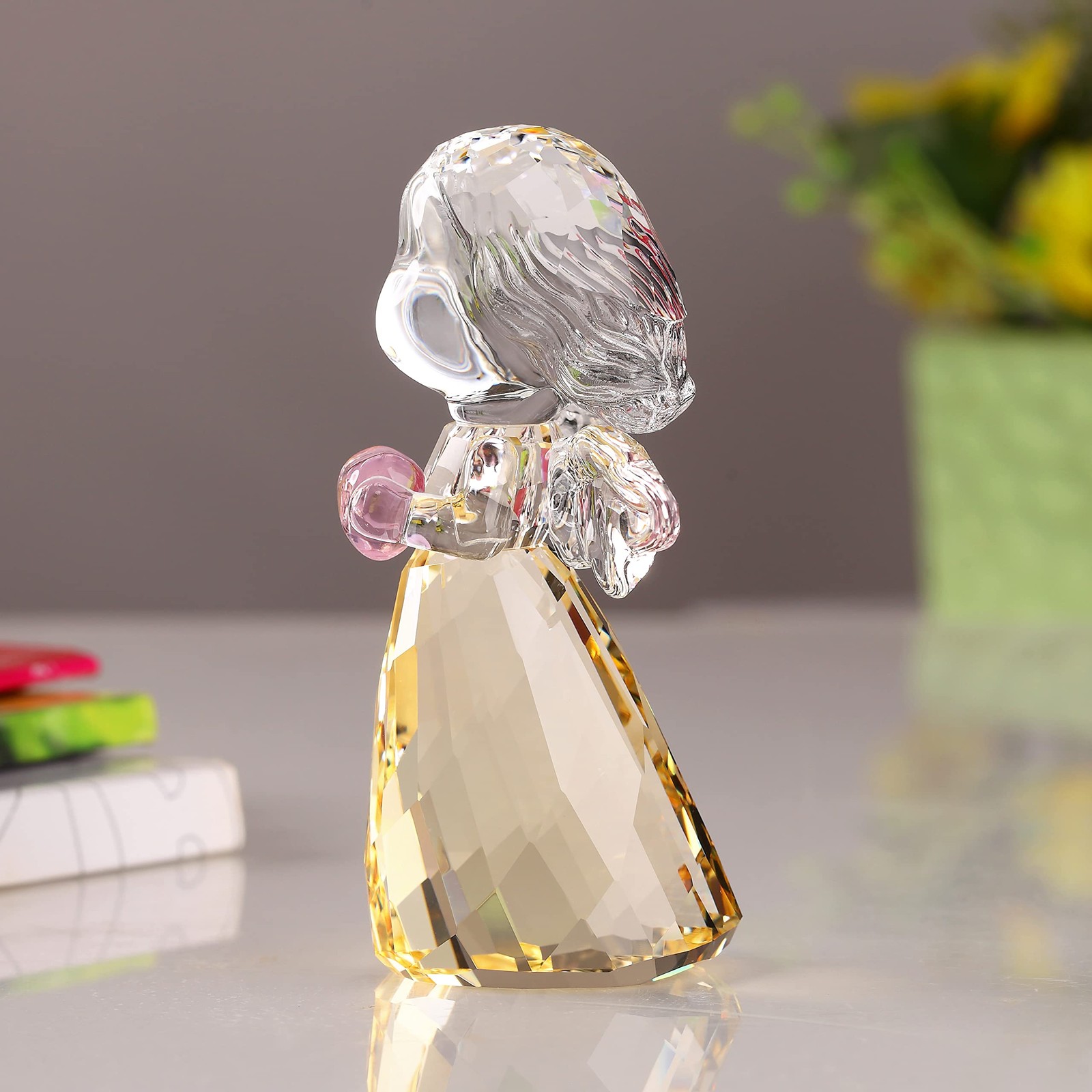 DOJOZ Crystal Little Angel Cherub Figurine Gold DOJOZ Crystal Little Angel Cherub Figurine Gold