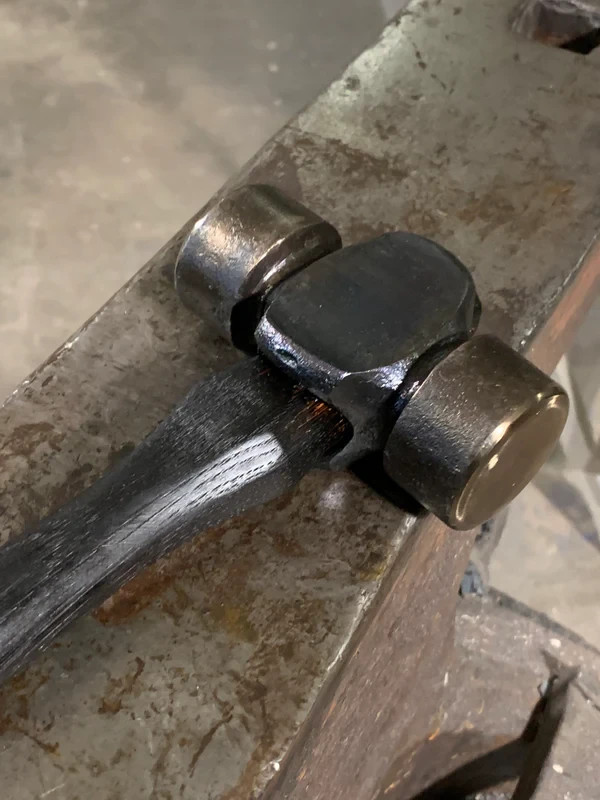 Rounding Hammer  2.5 LB Blacksmith's  Iron Hammer