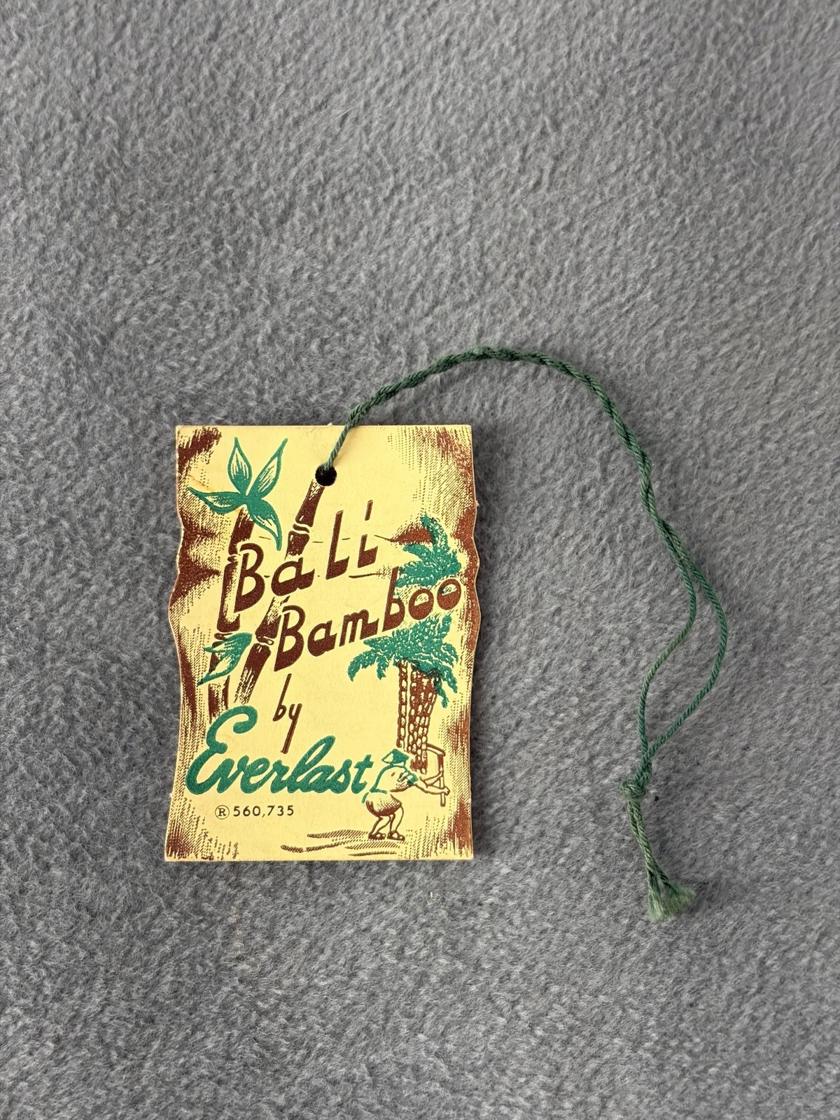 Everlast Forged Aluminum Bali Bamboo ORIGINAL HANGTAG 🏷️ Advertisement Tag