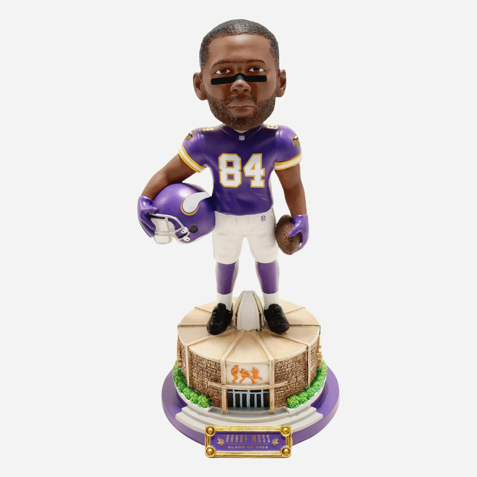 Randy Moss Minnesota Vikings Pro Football Hall Of Fame Bobblehead NFL