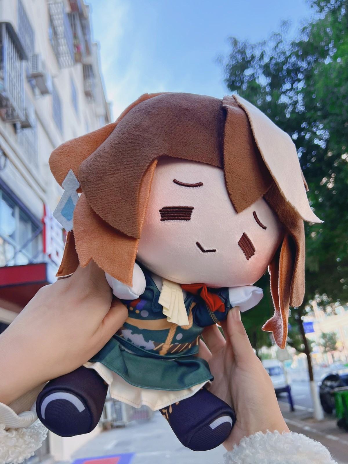 Happy Uma Musume Pretty Derby Symboli Rudolf 30cm Sitting Cotton Doll Plush
