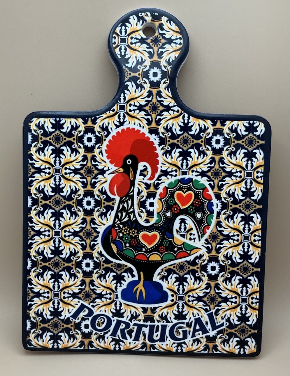 Vintage Small Portugal Rooster Cheese Board