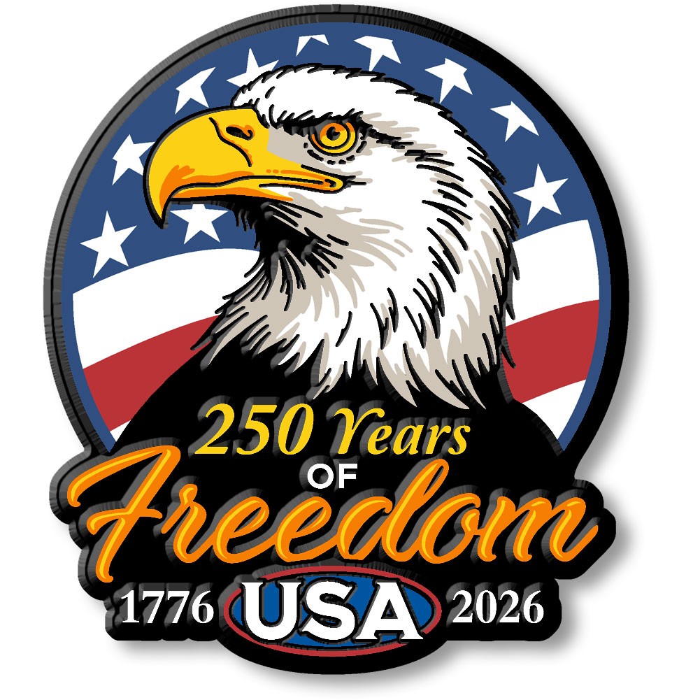 USA Bald Eagle 250th Anniversary Magnet by Classic Magnets