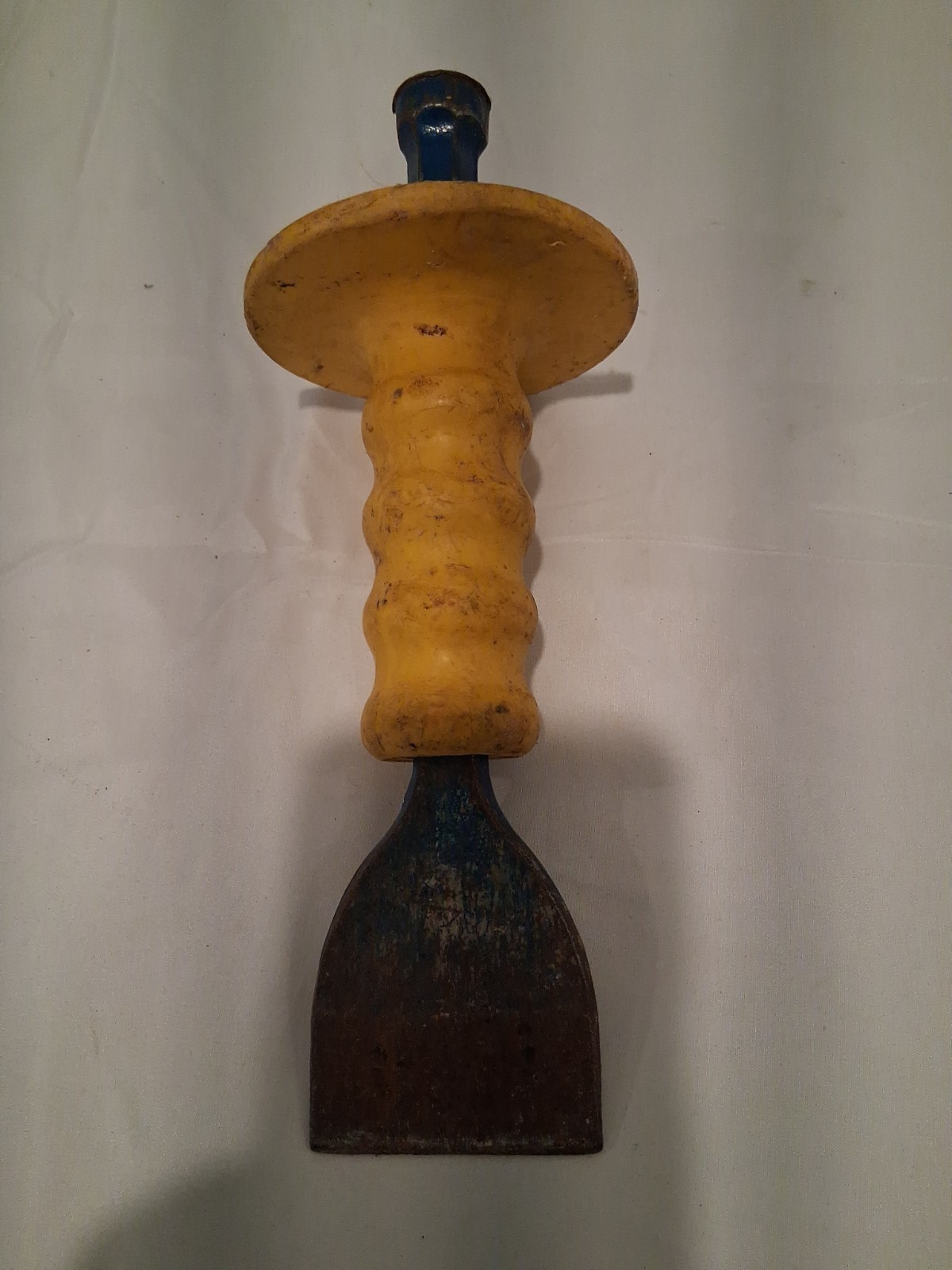 Dasco Pro Mason Brick Chisel with Yellow TargetGuard Hand Protector Grip Used