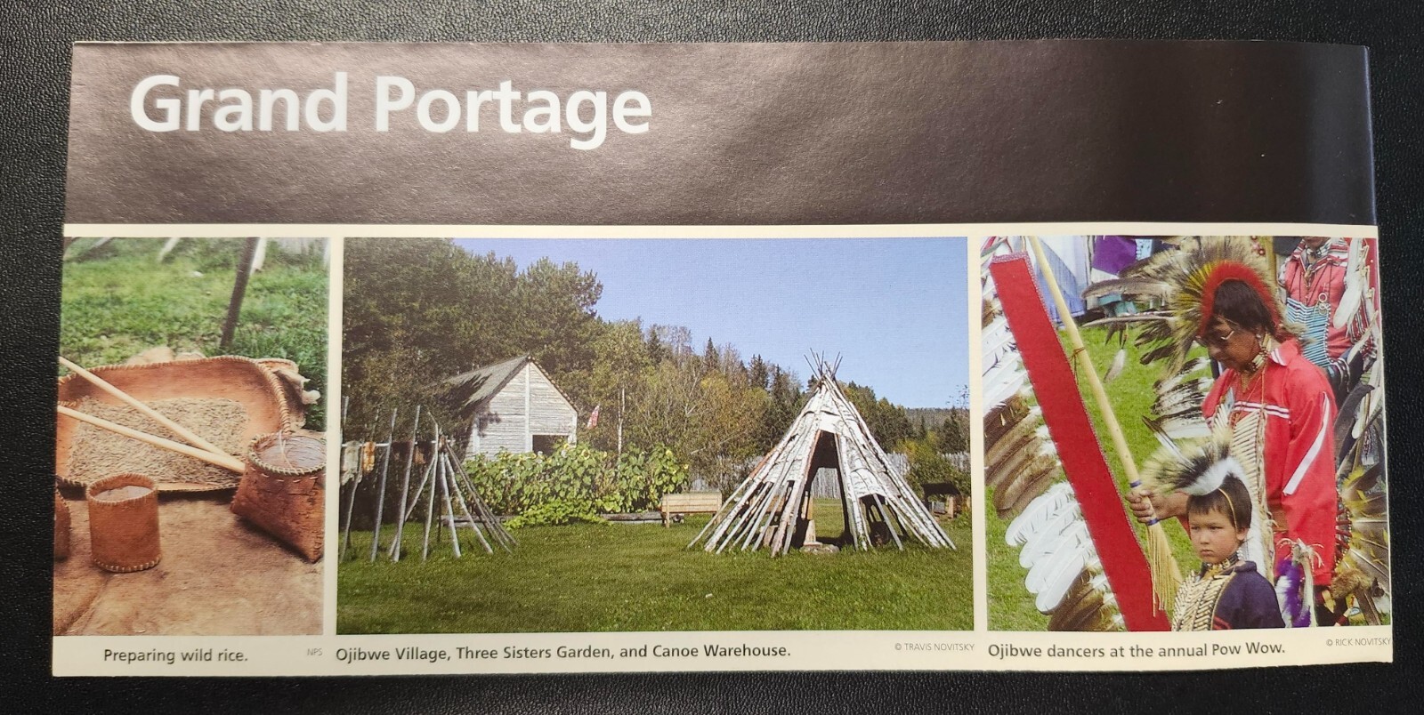 Grand Portage National Monument Brochure Map - NPS Unigrid - 