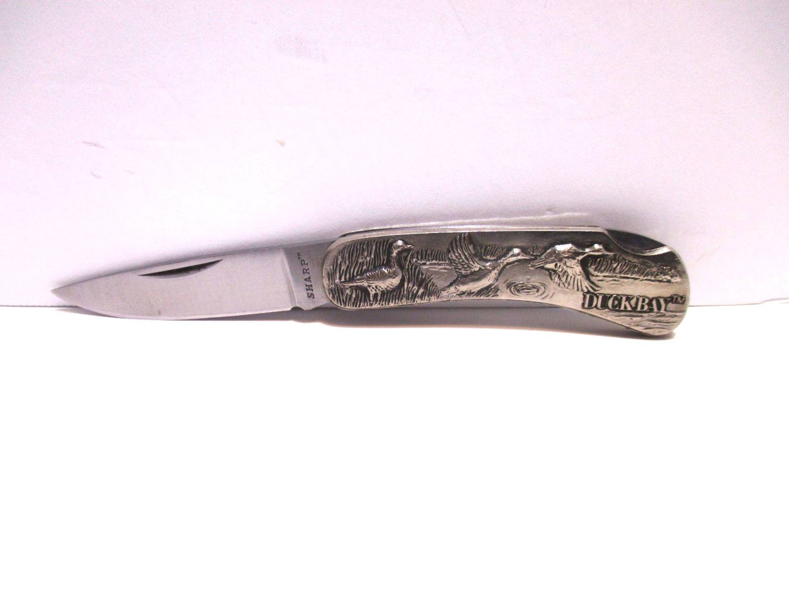 Sharp Duck Bay, 3 in pocket knife 1.75 in lock blade  440 Stainless Steel Japan