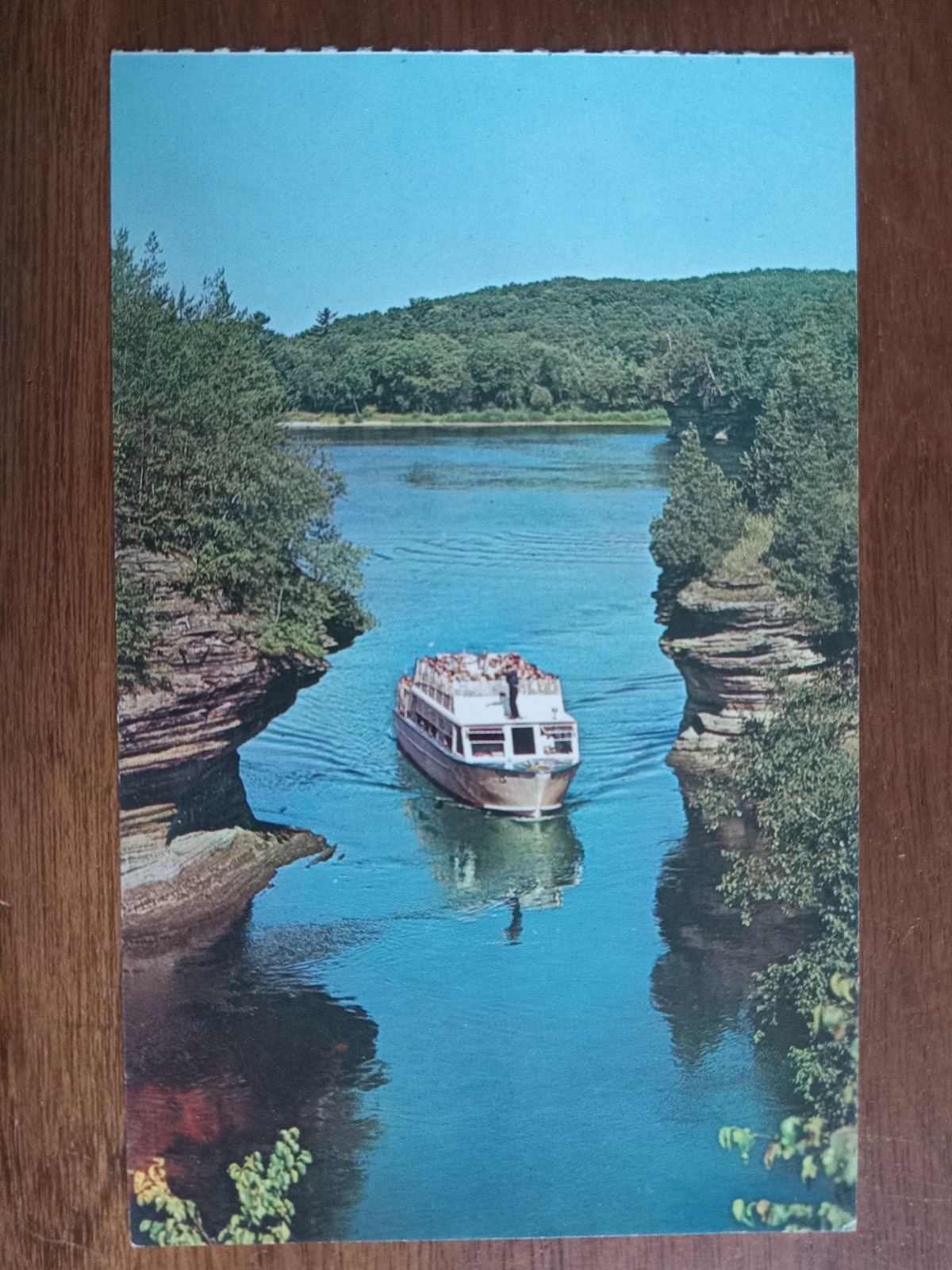 c1950s Tour Boat, Wisconsin Dells, Richland County, WI, from folder