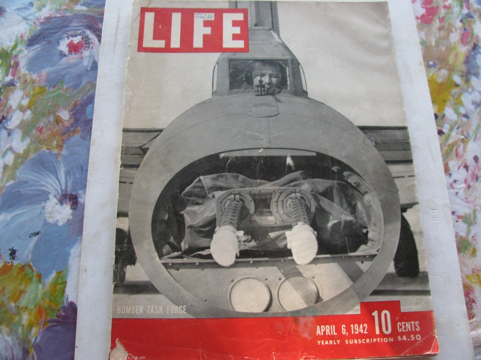 1942  LIFE MAGAZINE  APRIL 6  BOMBER TASK FORCE  WW2  WWII  LOWEST PRICE ON EBAY