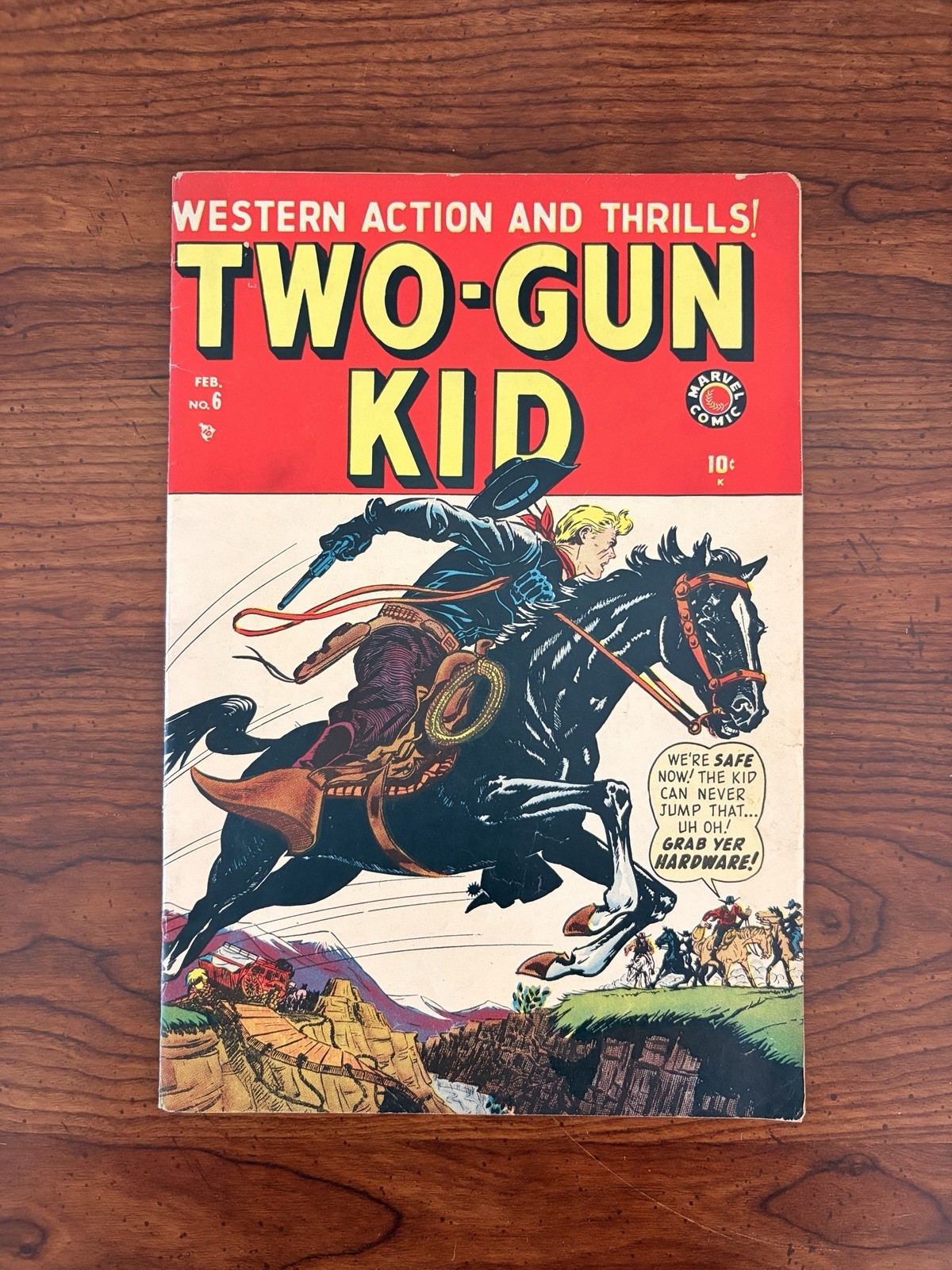 Two-Gun Kid #6 (1949) Marvel Golden Age Western Raw FN- 5.5 Nice Color