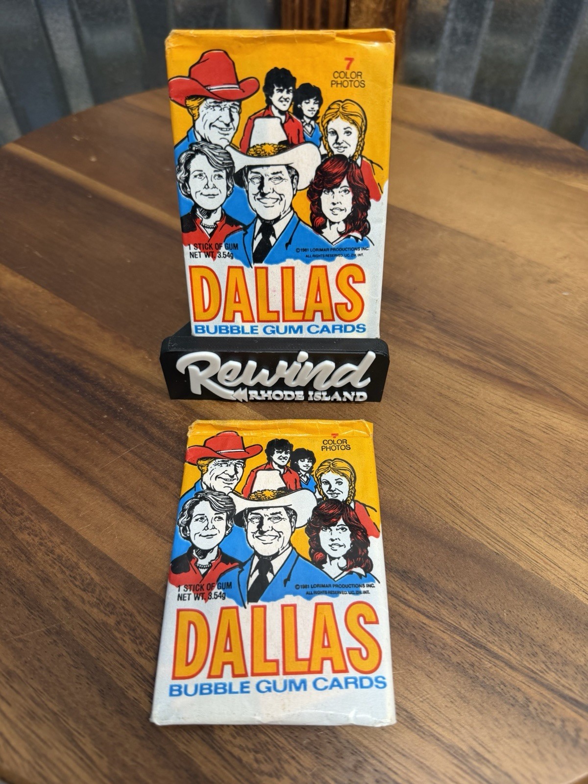1981 Donruss Dallas TV Series Bubble Gum Cards 2 Unopened Wax Packs Lot Of 2