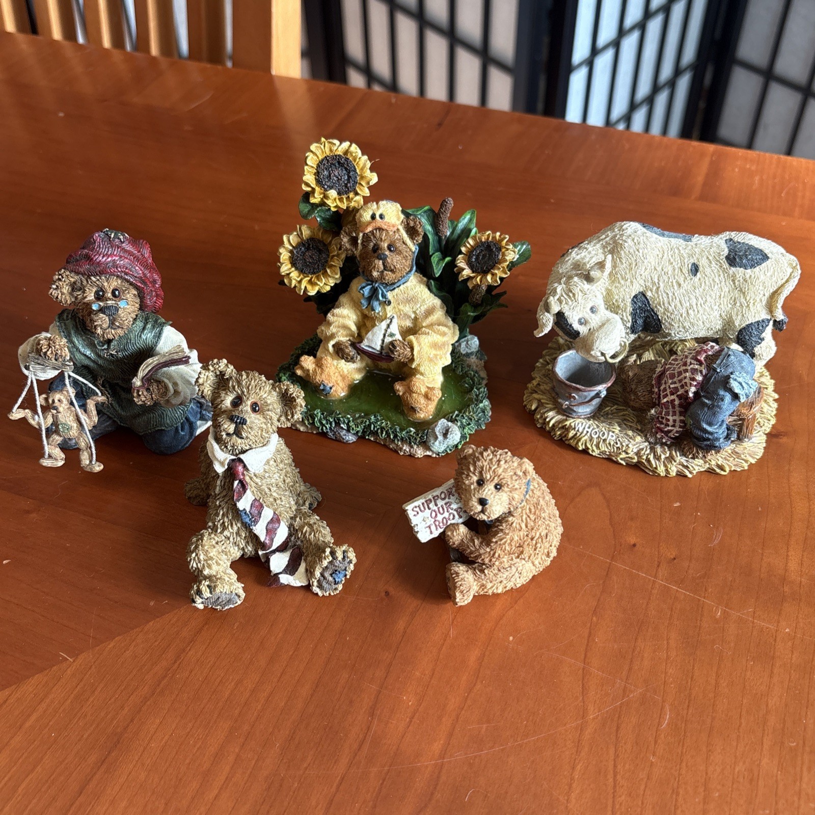 Boyds Bears & Friends - Male Bears - The Bearstone Collection - 5 Figure Lot