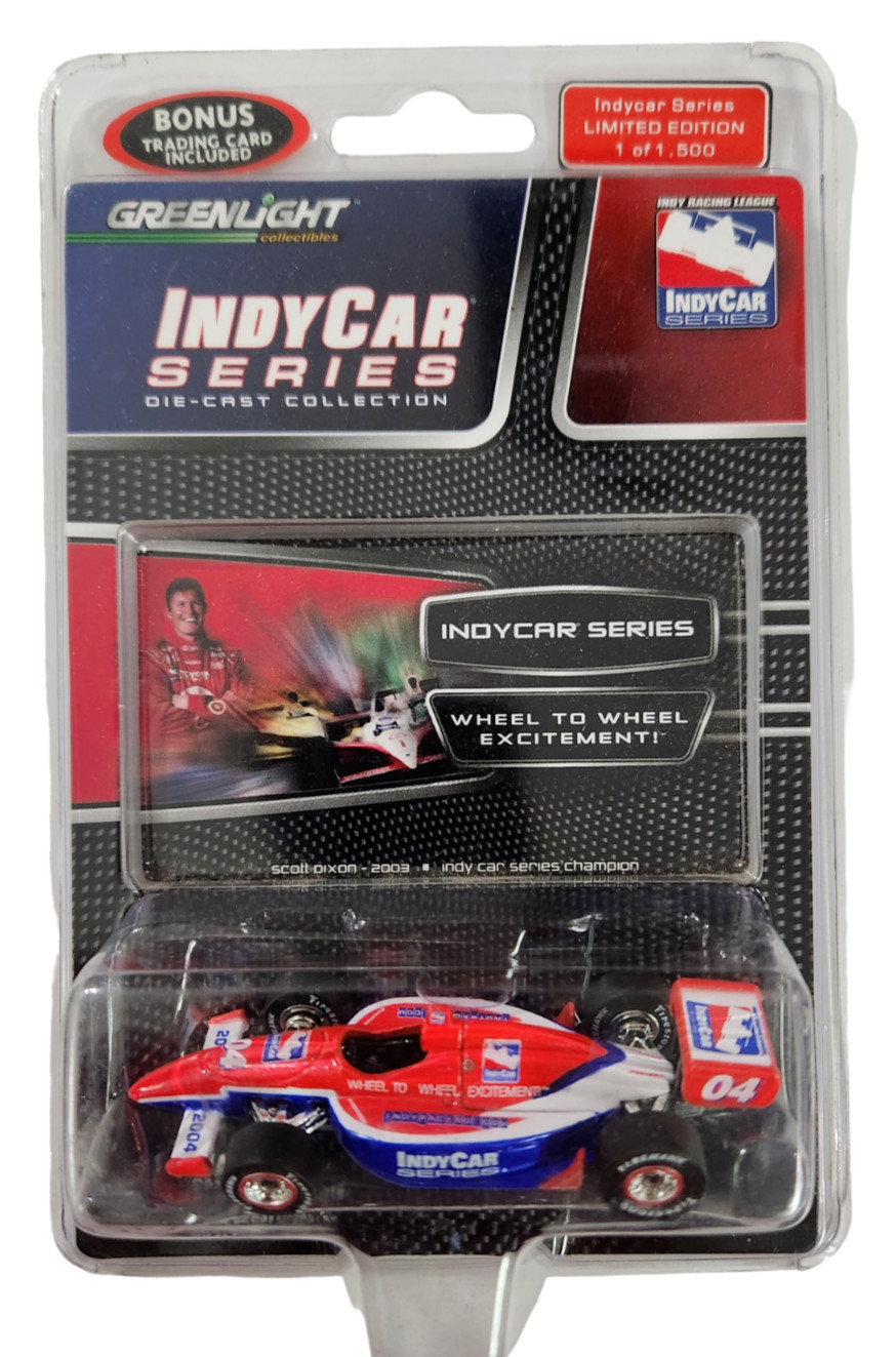 Greenlight 2004 Indy 500 Event Car with Scott Dixon Schedule Card