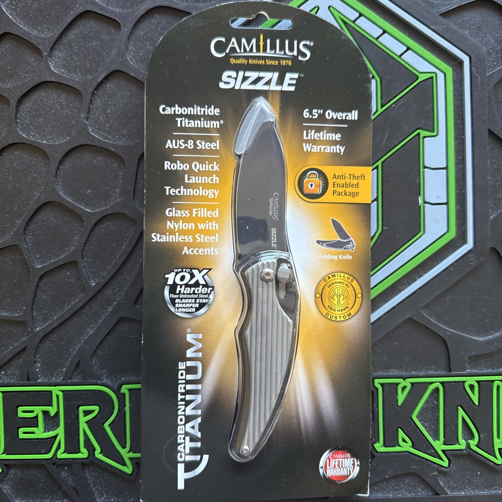 Camillus Sizzle Robo Lock - G&G Hawk Collab