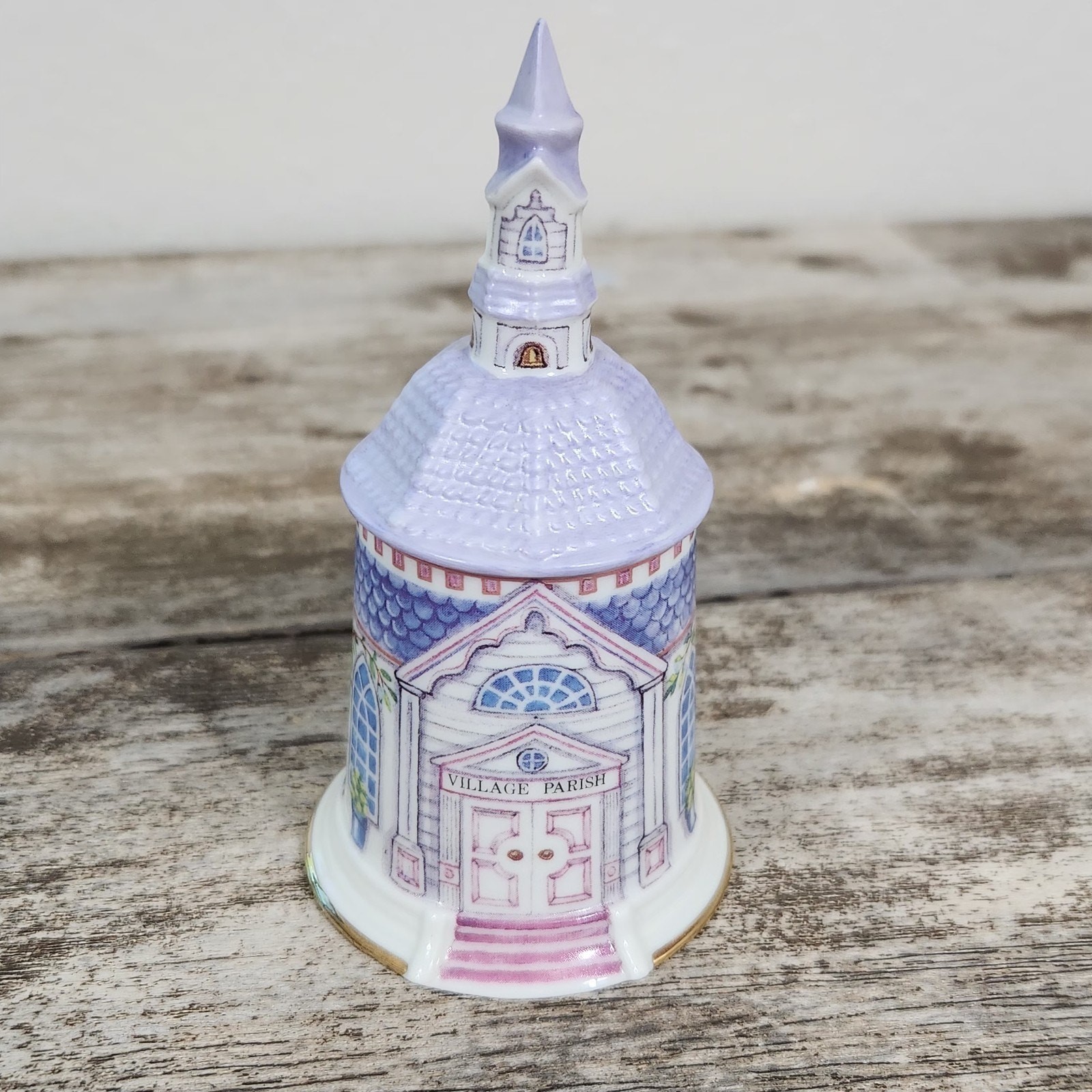 Vintage 1993 Lenox Fine Porcelain Bell Country Village Parish New No Box