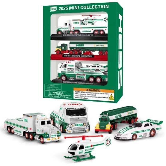 Hess Trucks 2025-----3 pack Mini Collection, BRAND NEW Unopened Hess Trucks 2025-----3 pack Mini Collection, BRAND NEW Unopened