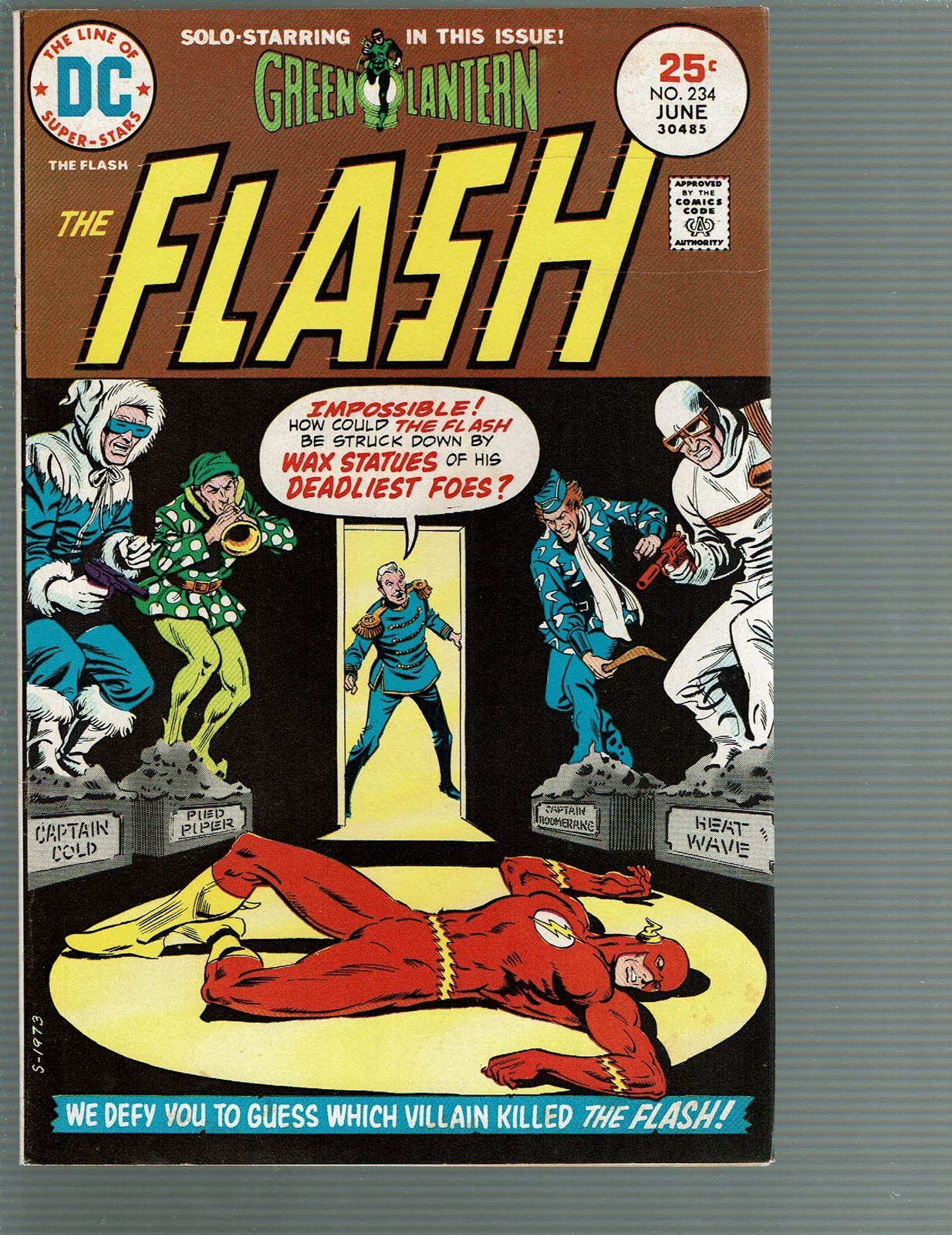 The Flash 234 Capt Cold Pied Piper Heatwave Green Lantern VF