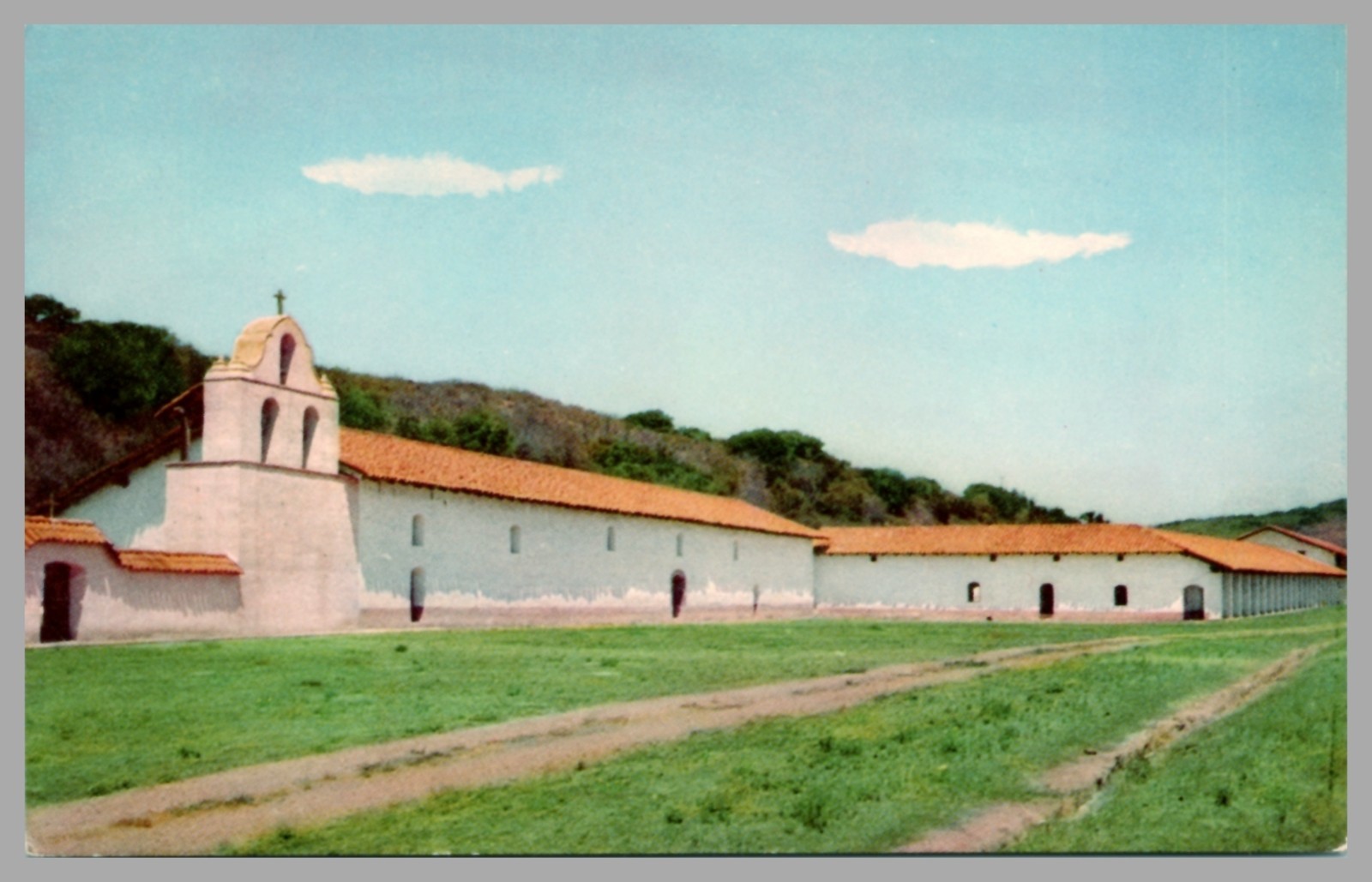 Mission La Purisima Concepcion Lompoc CA Chrome c1955 Vintage UNP Postcard Mission La Purisima Concepcion Lompoc CA Chrome c1955 Vintage UNP Postcard
